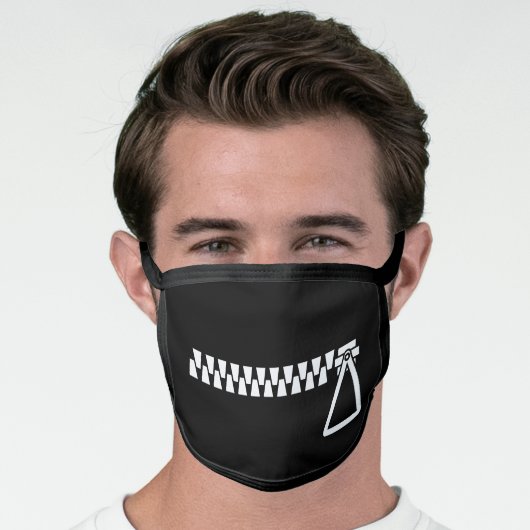 Zipper Face Mask (Worn Him)