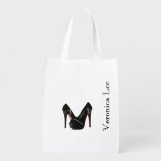 Zipper Heels Reusable Grocery Bag