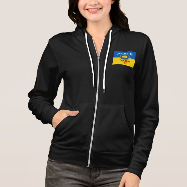 Zipper Hoodie by Bella+Canvas (Front)