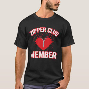 Zipper Member Open Heart Surgery Recovery Survivor T-Shirt