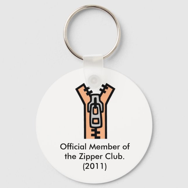 Zipper, Official Member of the Zipper Club.(2010) Keychain (Front)