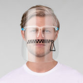 Zipper Zipped Mouth Face Shield (Insitu)