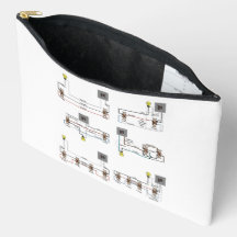 Zippered Accessory Pouch With Wiring Diagrams