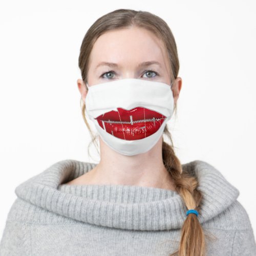 Zippered Lips Mask