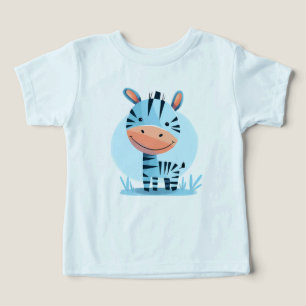 Zippity the Zebra – Cute Safari Baby Bodysuit