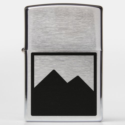 Zippo Brushed Chrome Classic Lighter Template