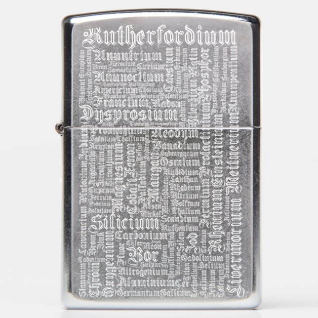 Zippo Brushed Chrome Pocket Lighter (Front)
