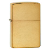 Zippo Brushed Finish Brass Armor Lighter- Zippo168 (Plain)