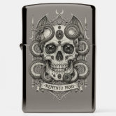 Gothic skull Zippo Lighter | Zazzle