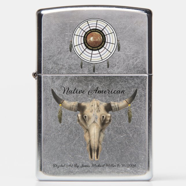 Zippo Lighter By James Michael Miller  (Front)