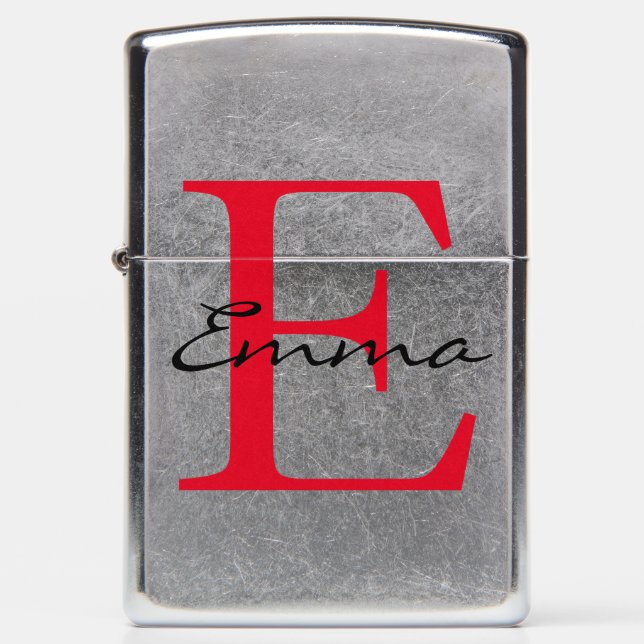 ZIPPO LIGHTER CUSTOM NAME "EMMA" (Front)