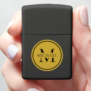 Zippo Lighter Customized with Name and Monogram