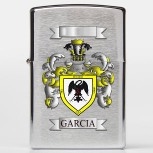 Zippo Lighter Garcia Family Surname And Shield