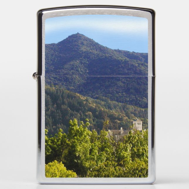 Zippo Lighter Mt Tamalpais Marin County California (Front)