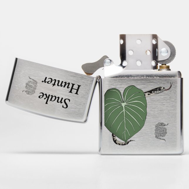 Zippo Lighter Snake Hunter (Opened)