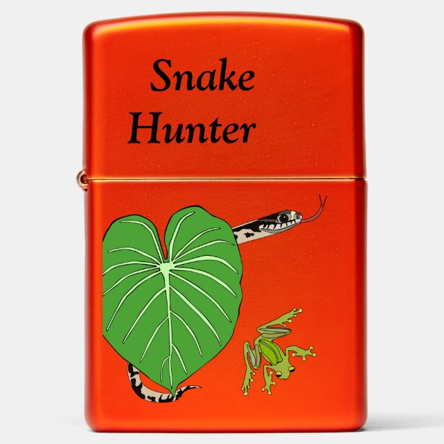 Zippo Lighter Snake Hunter (Front)