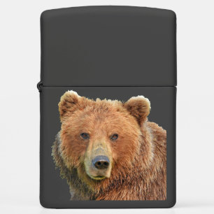 Zippo Lighter w/ grizzly bear