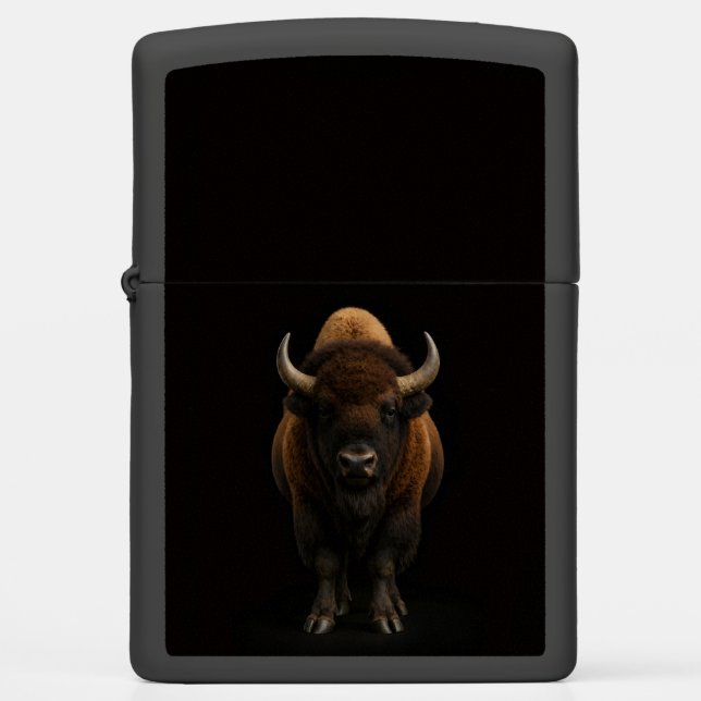 Zippo lighter with American Bison (Front)