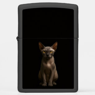 Zippo lighter with awesome Sphynx Cat
