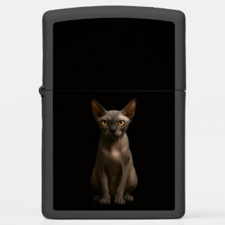 Zippo lighter with awesome Sphynx Cat