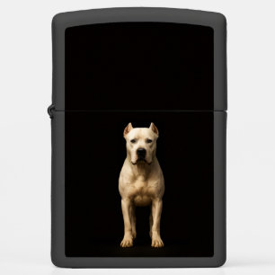 Zippo lighter with Bold Dogo Argentino
