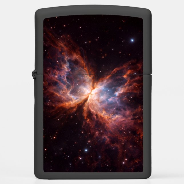 Zippo lighter with Butterfly Nebula (Front)