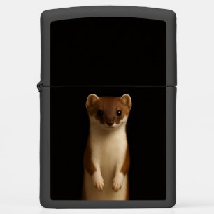 Zippo lighter with Elegant Weasel
