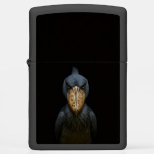 Zippo lighter with Exotic Shoebill Bird