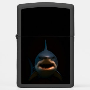 Zippo lighter with Great White Shark