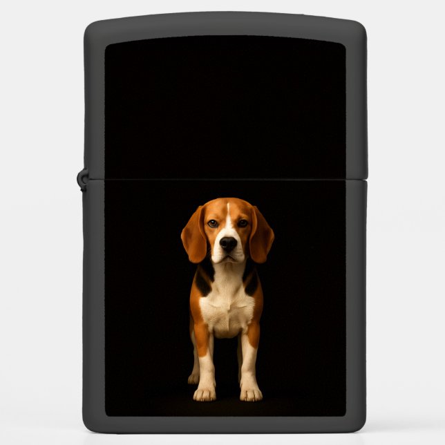 Zippo lighter with Kind Beagle (Front)