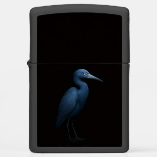 Zippo lighter with Little Blue Heron
