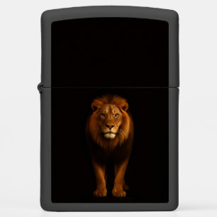 Zippo lighter with Majestic Lion