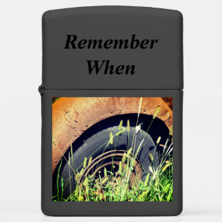 Zippo Lighter With Old Chevy Truck Fender