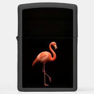 Zippo Lighter with Pink Flamingo