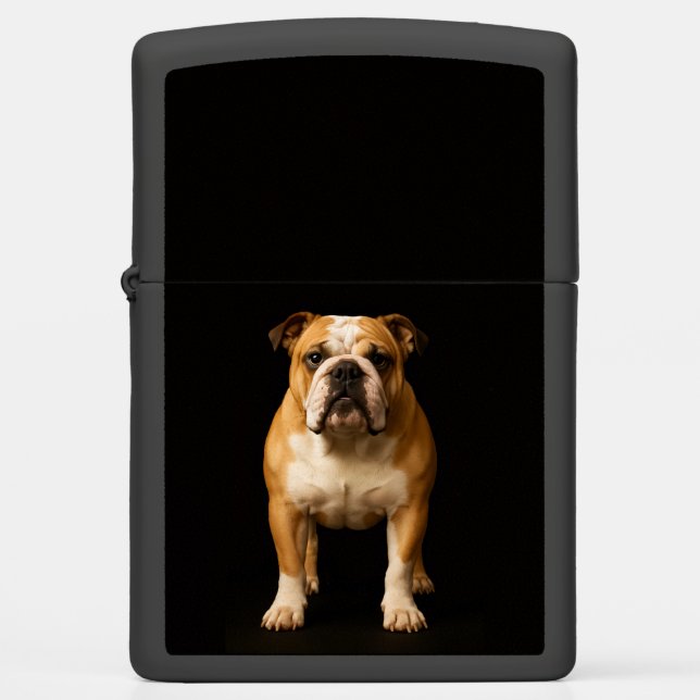 Zippo lighter with Stamina Bulldog (Front)