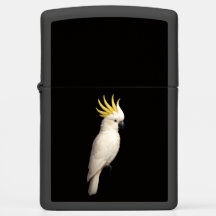 Zippo lighter with Sulphur Crested Cockatoo