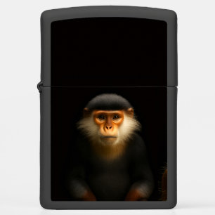 Zippo lighter with tropical Red Douc Langur