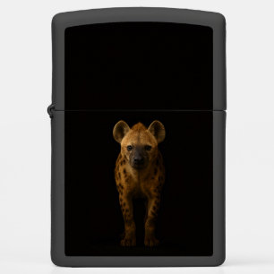 Zippo lighter with Wild Spotted Hyena
