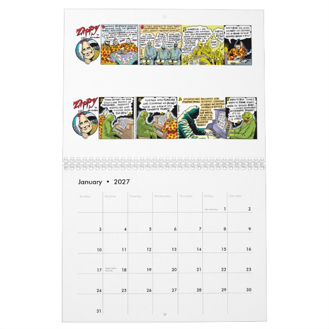 ZIPPY CALENDAR 2013 (Jan 2027)