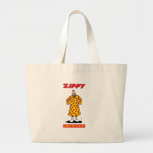 Zippy: Connect The Polka Dots Large Tote Bag