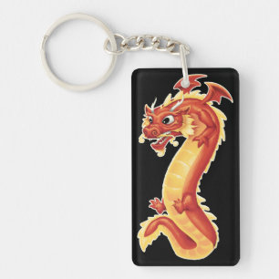Zippy Dragon Keychain