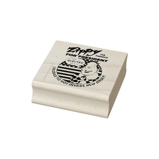 Zippy for President! Rubber Stamp (Stamp)