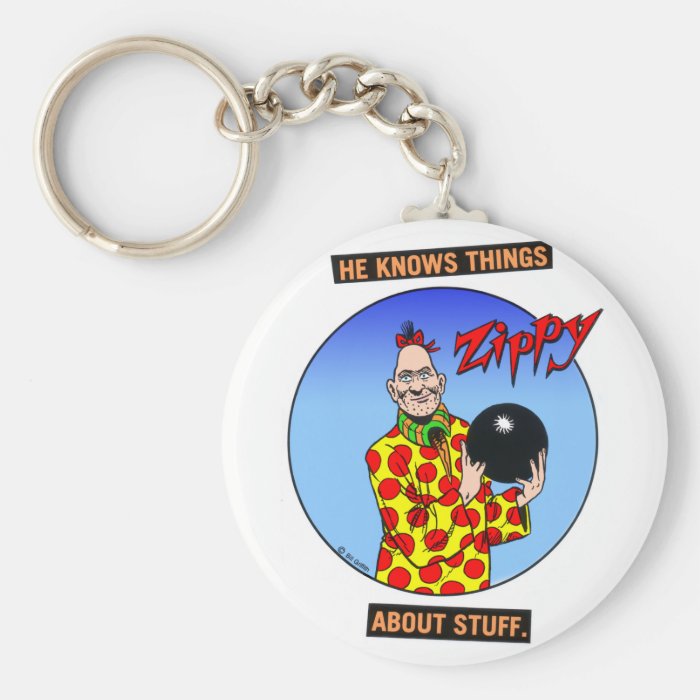 Zippy knows things.key chains