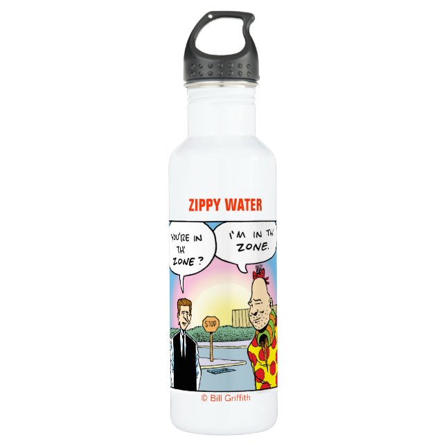 Zippy Stainless Steel Water Bottle (Front)