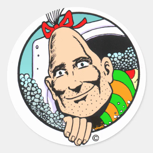 Zippy the Pinhead Classic Round Sticker | Zazzle