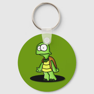 Zippy the Turtle Keychain Keychain