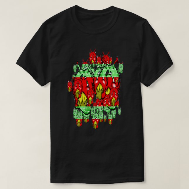 Zippy Trippy Alien Dazs G-Y T-Shirt (Design Front)