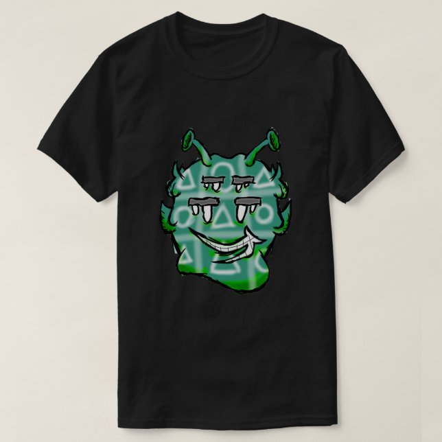 Zippy Trippy Alien Dazs XOXO T-Shirt (Design Front)