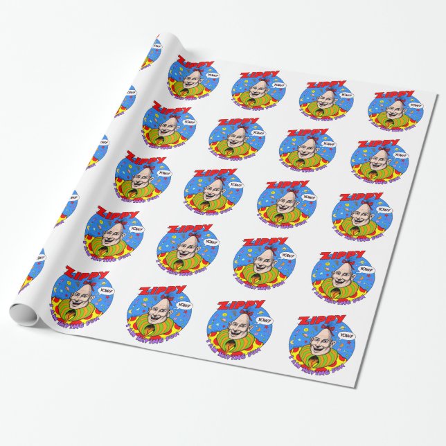 Zippy Wrapping Paper (Unrolled)