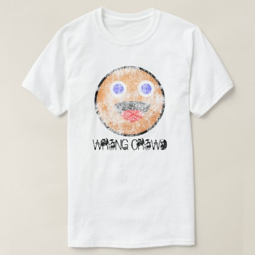 Zippy Wrong Crowd Distressed T_Shirt